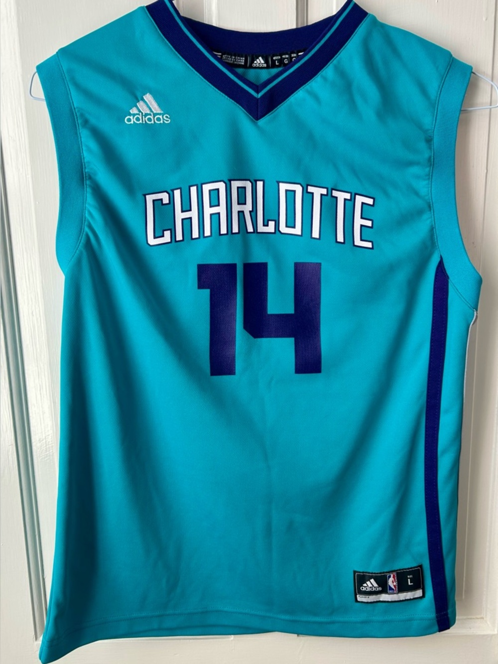 Adidas Charlotte Hornets Michael Kidd-Gilcrest Jersey Youth Size L